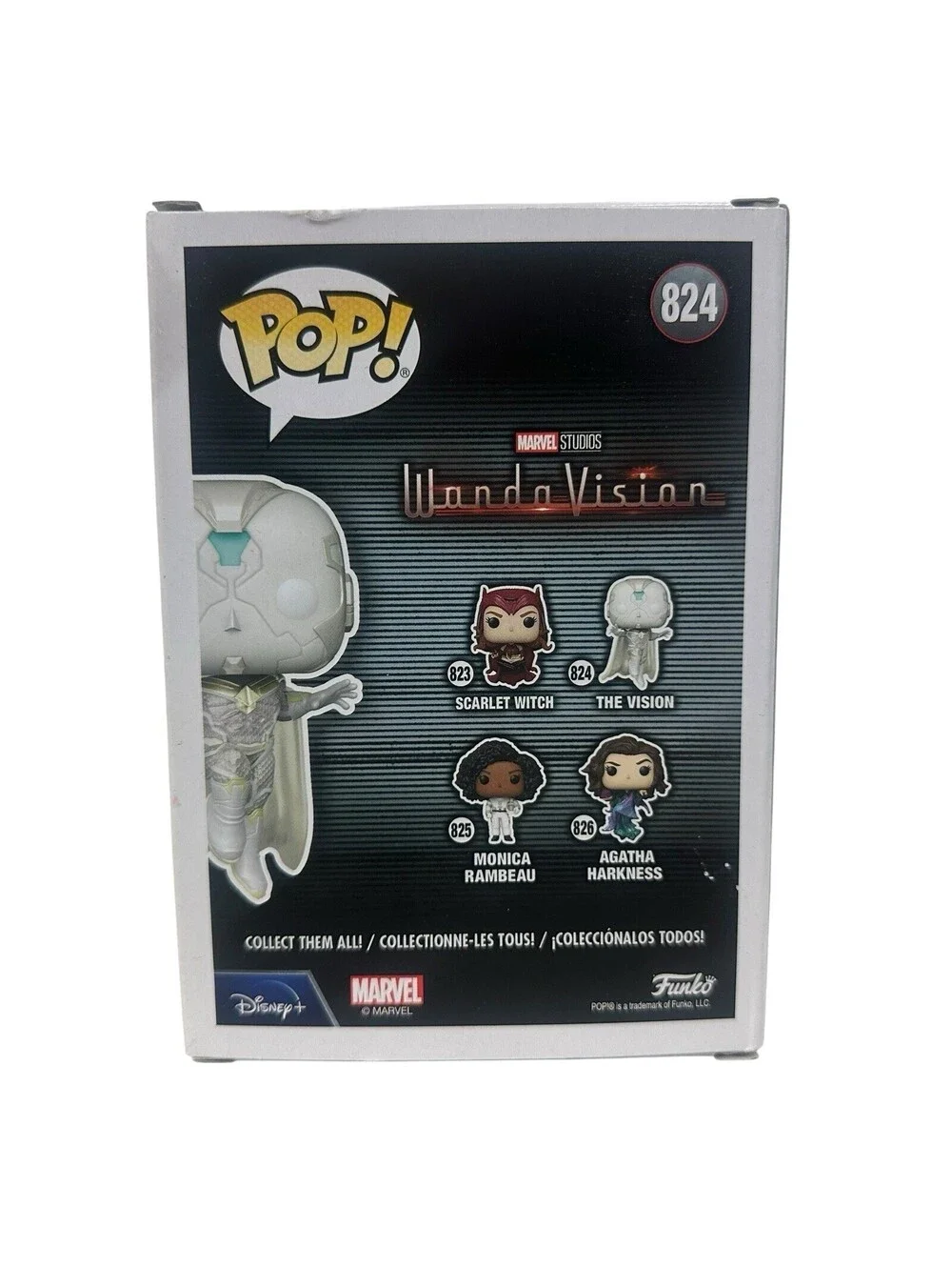 Funko Pop! The Vision 824 Marvel Comics WandaVision Show Vinyl Figure Toy Merch